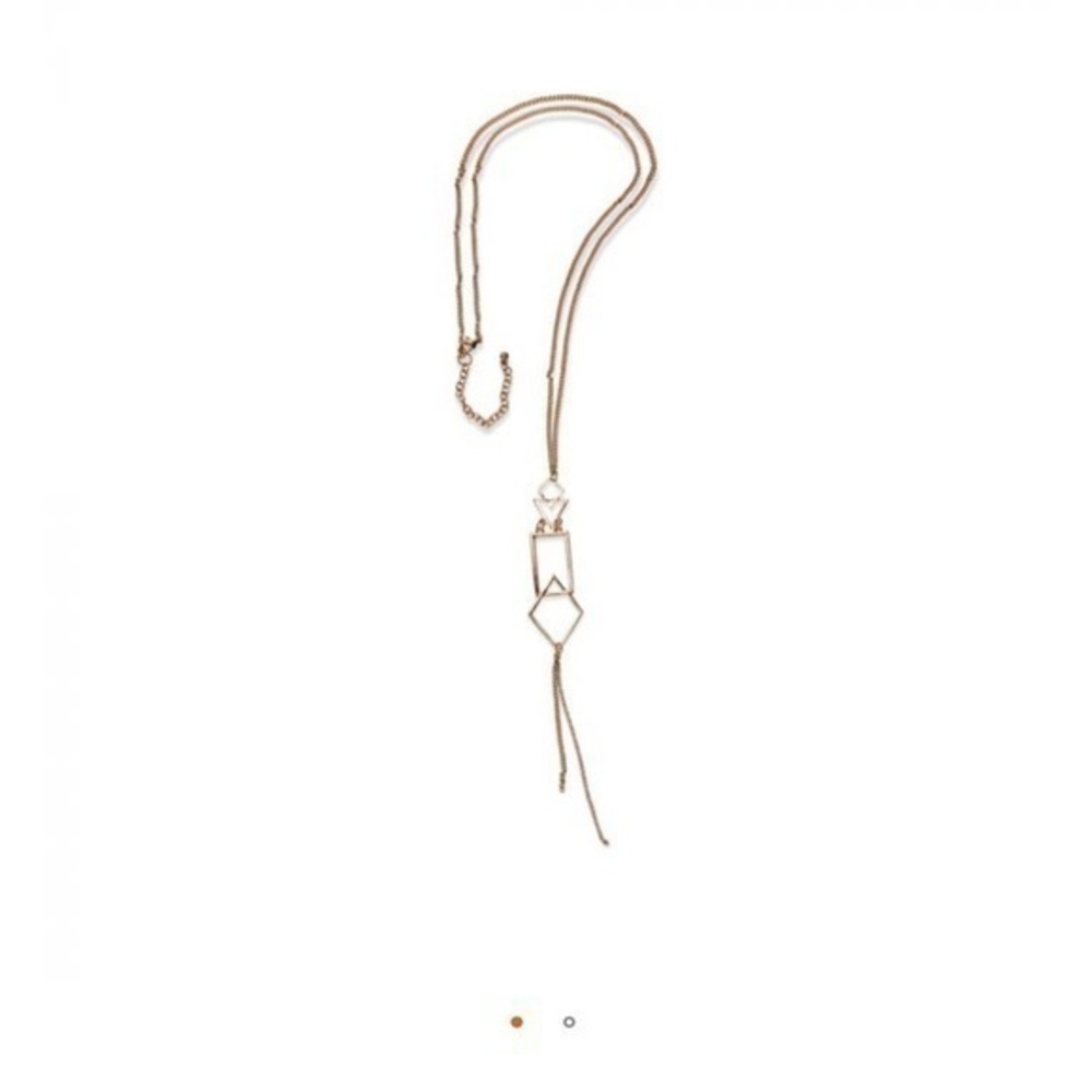 Myra Bag New Long Necklace Shape Me Gold Iron